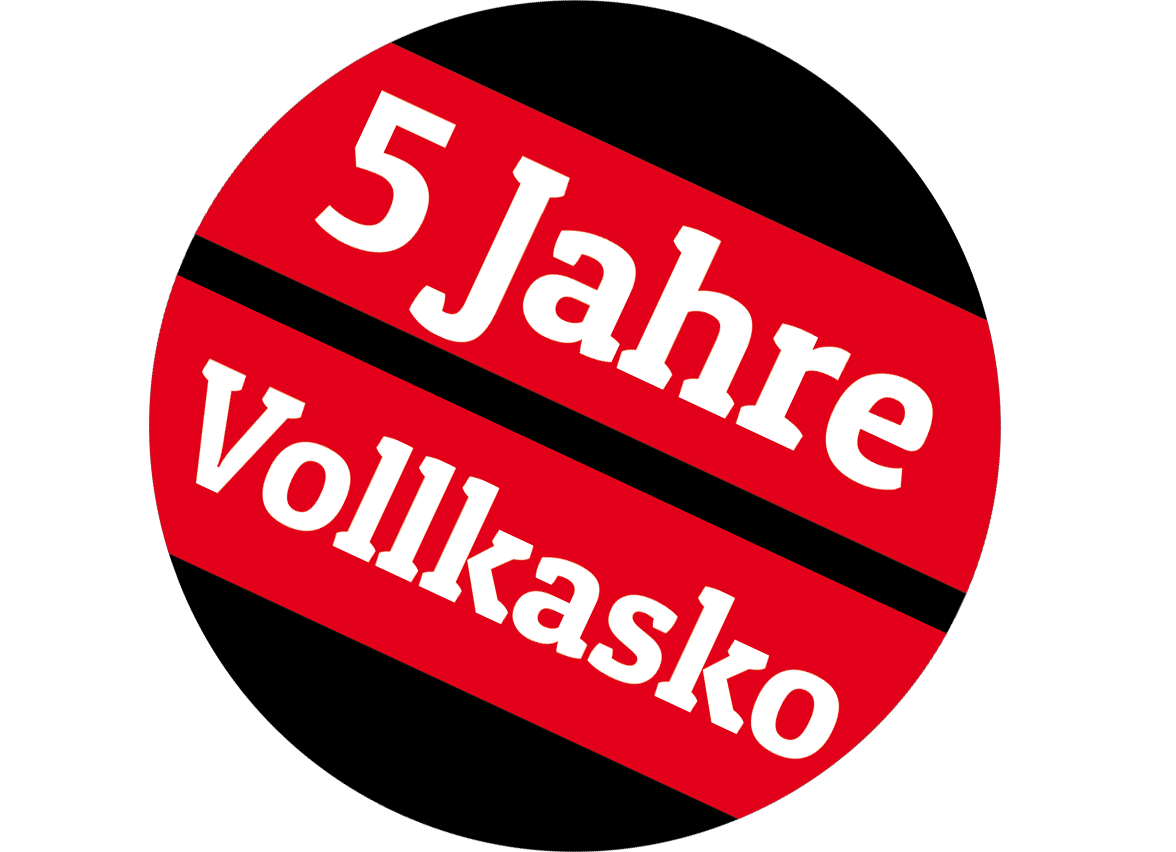 5 Jahre Vollkasko-Schutz